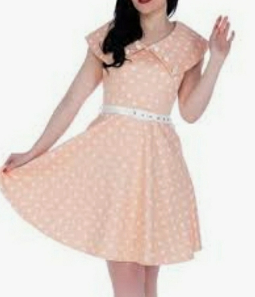 Voodoo Vixen Peaches and cream dress sz XL NWT